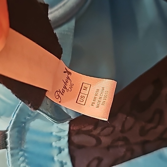 Playboy blue and black lingerie - Picture 9 of 11